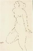 Amedeo Modigliani Standing Female nude Germany oil painting artist